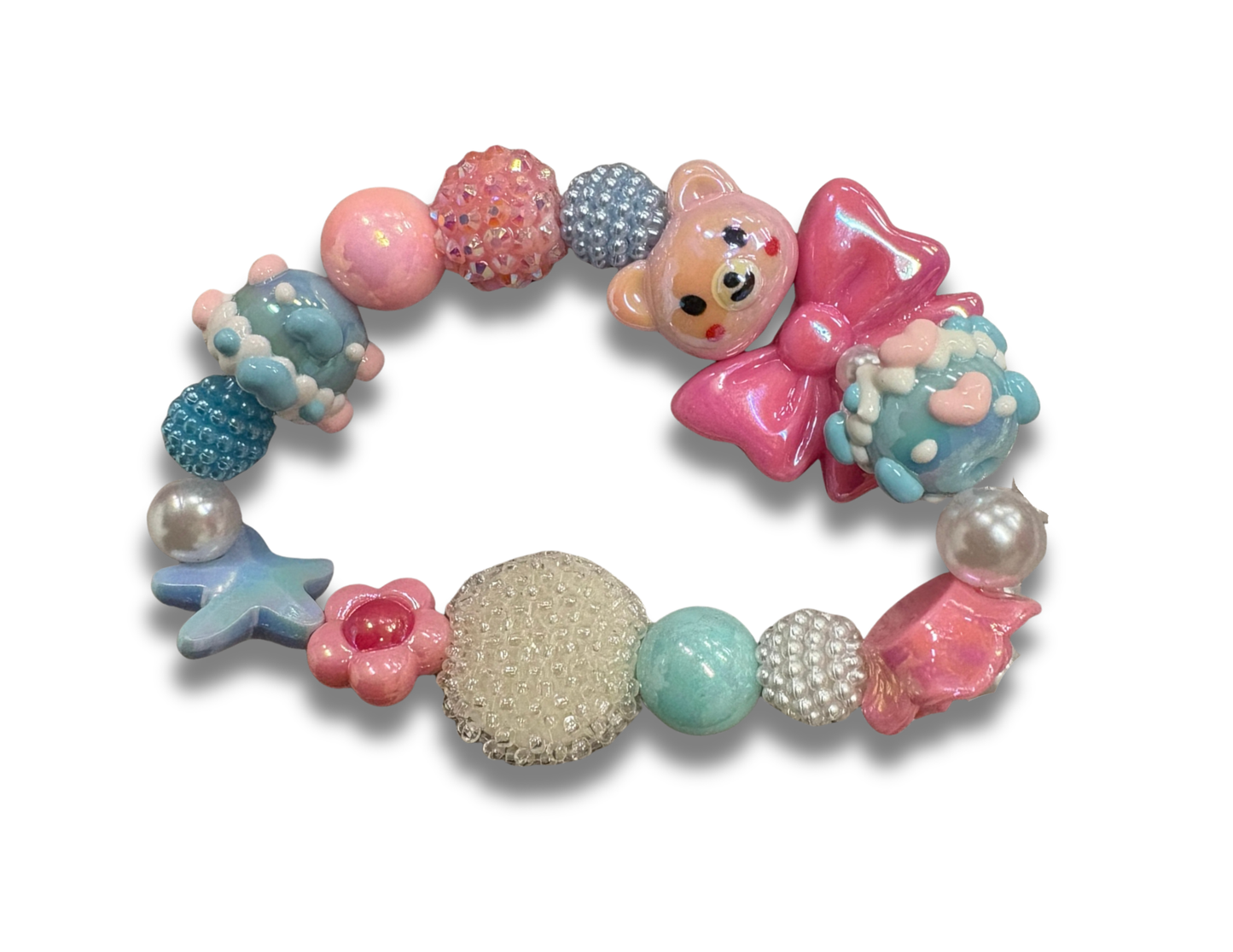 Sugar Plum Darling Pastel Charm Bracelet