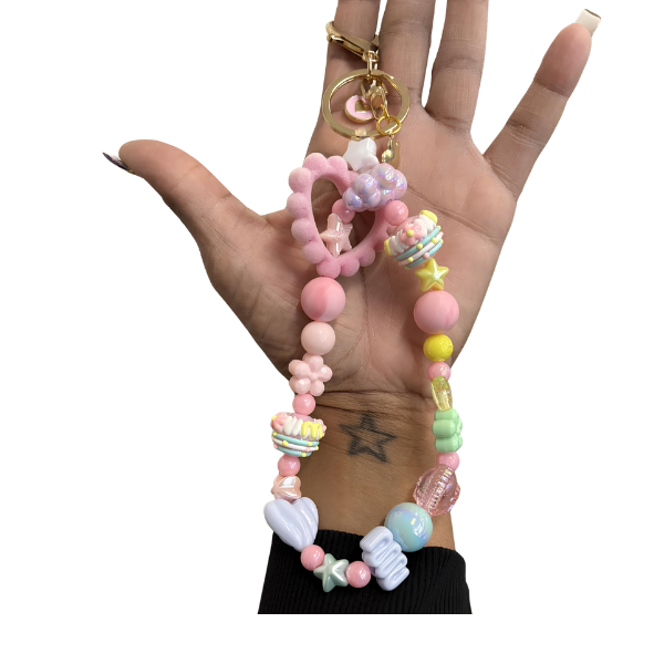 Sweet Orbit Bag Charm Keychain