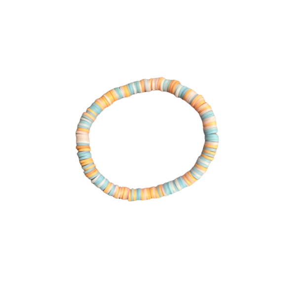 Golden Horizon Clay Beaded Bracelet