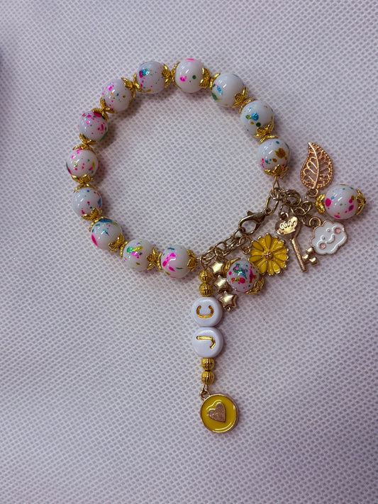 ✨ Confetti Bloom Charm Bracelet