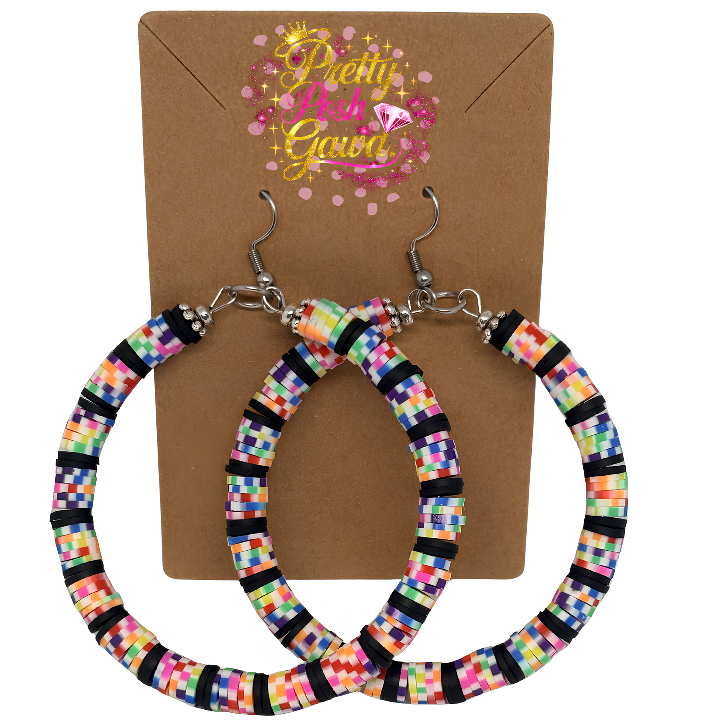 Kaleidoscope Dreams Hoop Earrings