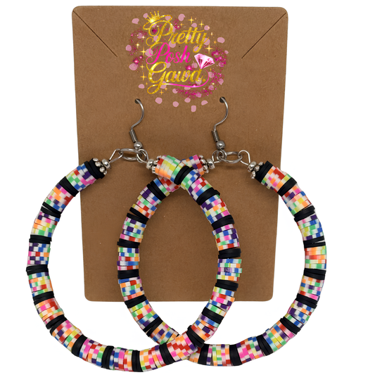 Kaleidoscope Dreams Hoop Earrings